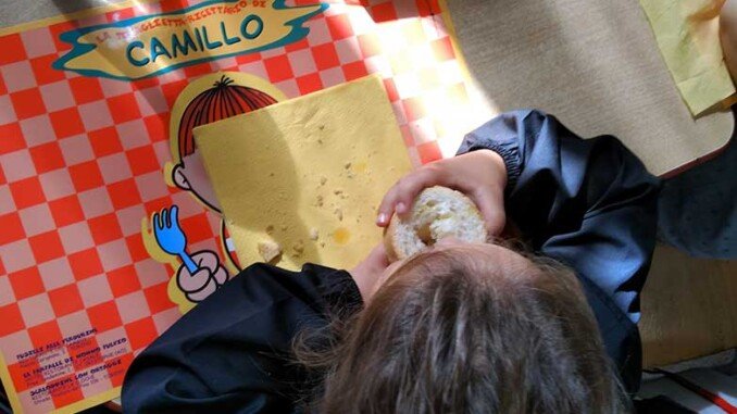 Sana merenda nelle scuole a Diano Marina