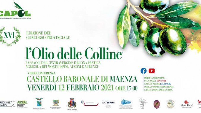 L'olio delle Colline videoconferenza Maenza